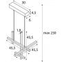 MaxLight Soho P0546 lampa wisząca x25 W czarna zdj.2