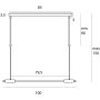 MaxLight Flusore P0660D lampa wisząca 1x12 W złota zdj.2