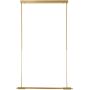 MaxLight Flusore P0660D lampa wisząca 1x12 W złota zdj.1