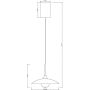 MaxLight Manuka P0674 lampa wisząca 1x7 W biała-zielona zdj.2