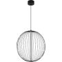 MaxLight Nelson P0677 lampa wisząca 1x31 W czarna zdj.1