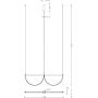 MaxLight Victoria P0688 lampa wisząca 2x40 W czarna zdj.2
