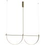 MaxLight Victoria P0689 lampa wisząca 2x40 W złota zdj.1