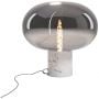 MaxLight Moonstone T0055 lampa stołowa 1x7 W biała-przydymiona zdj.1