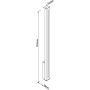 MaxLight Moena W0460 kinkiet zewnętrzny 1x15 W czarny zdj.2
