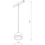 Nowodvorski Lighting LVM 10155 lampa do szynoprzewodów 1x8 W biały-czarny zdj.2