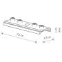 Nowodvorski Lighting LVM Magnetic 10171 łącznik x W srebrny zdj.2