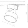 Nowodvorski Lighting Profile Puck 10358 lampa do szynoprzewodów 1x12 W czarny zdj.2