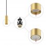 Nowodvorski Lighting Fourty 10766 lampa wisząca 1x10 W czarna zdj.3