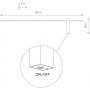 Nowodvorski Lighting Motive 10852 kinkiet 1x11 W czarny zdj.2