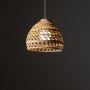 Nowodvorski Lighting Boho 11152 lampa wisząca 1x25 W biała-drewno zdj.3