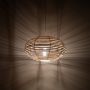 Nowodvorski Lighting Rattan 11153 lampa wisząca 1x25 W biała-drewno zdj.3