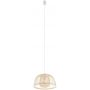 Nowodvorski Lighting Krabi 11158 lampa wisząca 1x25 W biała-drewno zdj.1