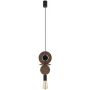 Nowodvorski Lighting Drops Wood 11175 lampa wisząca 1x25 W czarna-drewno zdj.1