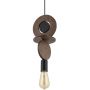 Nowodvorski Lighting Drops Wood 11175 lampa wisząca 1x25 W czarna-drewno zdj.3