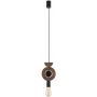 Nowodvorski Lighting Drops Wood 11176 lampa wisząca 1x25 W czarna-drewno zdj.1