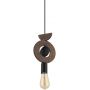 Nowodvorski Lighting Drops Wood 11176 lampa wisząca 1x25 W czarna-drewno zdj.4