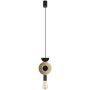 Nowodvorski Lighting Drops Wood 11180 lampa wisząca 1x25 W czarna-złota zdj.1