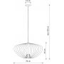 Nowodvorski Lighting Pumpkin 11251 lampa wisząca 1x10 W szary/popielaty zdj.2