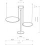 Nowodvorski Lighting Circolo Led 11398 lampa wisząca x45 W zdj.2