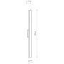 Nowodvorski Lighting Isla 11554 kinkiet 1x22 W piaskowy zdj.2