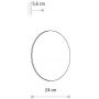 Nowodvorski Lighting Aria 11571 kinkiet 1x12 W czerwony zdj.2