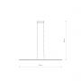 Nowodvorski Lighting Bar Led 11582 lampa wisząca 1x32 W biała zdj.2