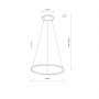 Nowodvorski Lighting Circolo Led 11604 lampa wisząca 1x21 W biała zdj.2