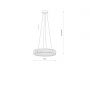 Nowodvorski Lighting Luxora Round 11705 lampa wisząca 1x30 W przezroczysta zdj.2