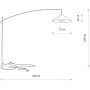Nowodvorski Lighting Poise 11768 lampa stojąca 1x25 W czarna zdj.2