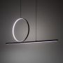Nowodvorski Lighting Lineo 11879 lampa wisząca 2x39 W biała-czarna zdj.5