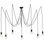 Nowodvorski Lighting Spider 6785 lampa wisząca powyżej 6x25 W czarna zdj.1