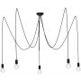 Nowodvorski Lighting Spider 6788 lampa wisząca 5x25 W czarna zdj.1