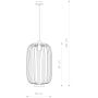 Nowodvorski Lighting Cage 6844 lampa wisząca 1x35 W czarny zdj.2