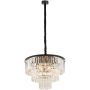 Nowodvorski Lighting Cristal 7616 lampa wisząca x25 W czarna-przezroczysta zdj.3