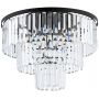 Nowodvorski Lighting Cristal 7627 plafon x25 W czarny-przezroczysty zdj.1