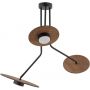 Nowodvorski Lighting Disk 7644 lampa wisząca 3x12 W czarna-drewno zdj.4