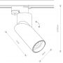 Nowodvorski Lighting Profile India 7657 lampa do szynoprzewodów 1x15 W czarny zdj.2