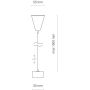 Nowodvorski Lighting CTLS Suspension Kit 8697 zawiesie do szynoprzewodu 1x W czarny zdj.2