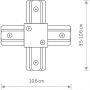 Nowodvorski Lighting Profile X Connector 9190 łącznik x W biały zdj.2