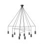 Nowodvorski Lighting Imbria 9680 lampa wisząca powyżej 6x10 W czarna zdj.1