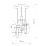 Nowodvorski Lighting Manufacture 9740 lampa podsufitowa 3x60 W czarny zdj.2