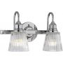 Quintiesse Addison QNADDISON2BATH kinkiet 2x3 W chrom-przezroczysty zdj.1