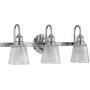 Quintiesse Addison QNADDISON3BATH kinkiet 3x3 W chrom-przezroczysty zdj.3