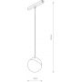 Nowodvorski Lighting LVM 10648 lampa do szynoprzewodów 1x8 W biały-czarny zdj.2