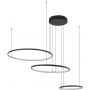 Nowodvorski Lighting Circolo Led 10817 lampa wisząca 3x45 W czarna zdj.1