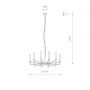 Nowodvorski Lighting Orto 11463 lampa wisząca x10 W biała zdj.2