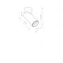 Nowodvorski Lighting India 7858 lampa podsufitowa 1x15 W biała zdj.2