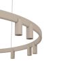 Nowodvorski Fourty Round LED 12287 lampa wisząca x10 W beżowa zdj.6