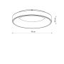 Nowodvorski Nikki Round LED 12365 plafon 1x48 W beżowy zdj.2